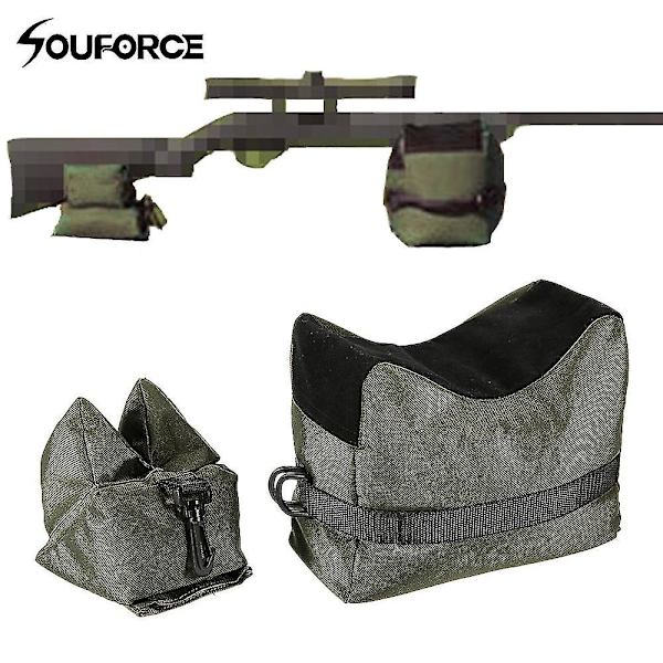 Forreste og bagerste støtte riffel sandpose uden sand shotgun tilbehør