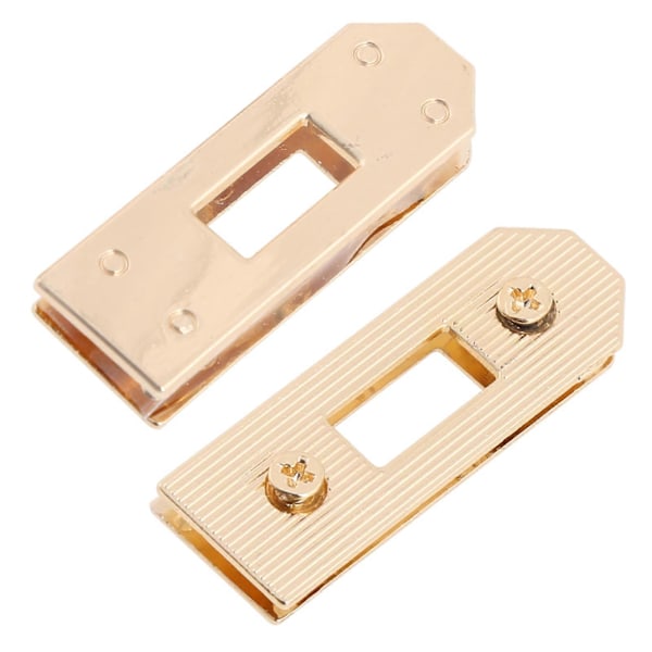 Metallås Vridlås Twist Lock DIY Läder Crossbody Handväska Axelväska Spännen 2025th
