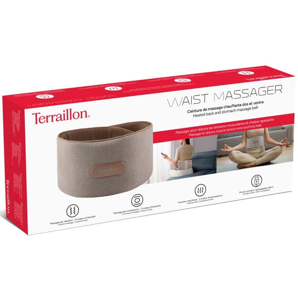 Rechargeable Heat Belt, 2 Massage Modes & Heat Function