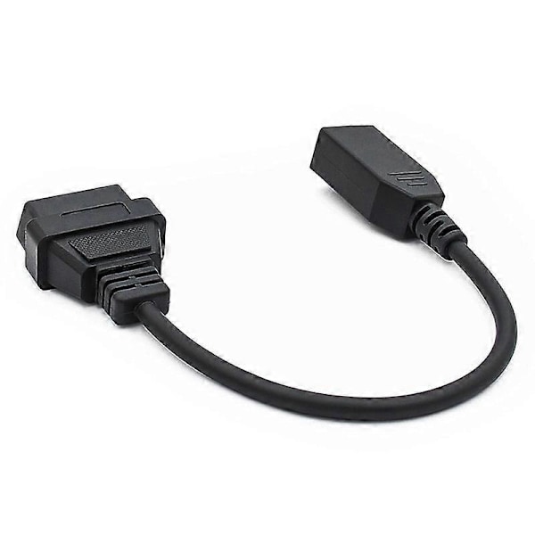 OBD2-kaapeli, yhteensopiva 3-nastaisen OBD1-sovittimen kanssa, OBD2 OBDII -yhteensopiva 3-nastainen - 16-nastainen liitin, yhteensopiva diagnostiikkatyökalun kanssa