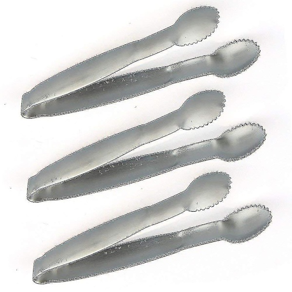 4 tommer Mini Serveringstænger i Rustfrit Stål med Sukker- og Istænger