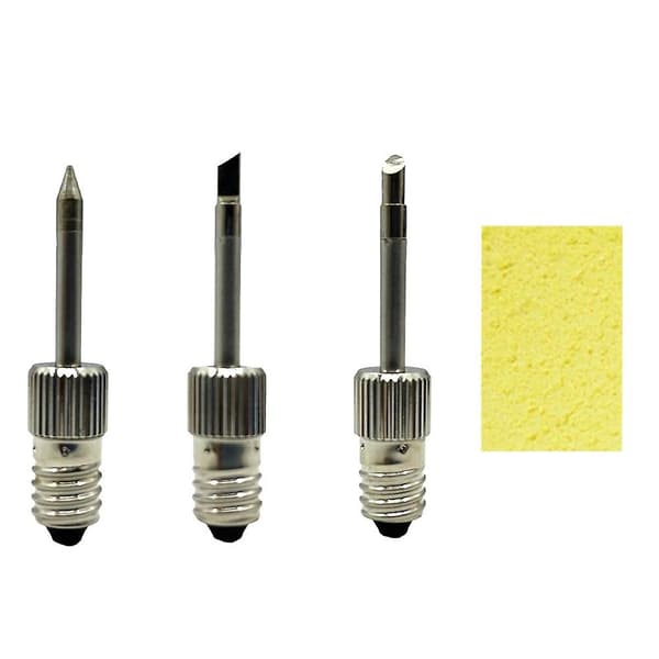 3 stk. loddetupper i messing USB loddebolt hode sveiseloddetupper for E10 grensesnitt lodding