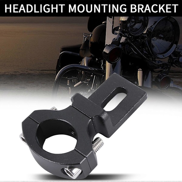 Universelt Styrefeste 22 25mm 7/8 Tommers Motorsykkel Lyktebrakett Spotlight Rørklemme for Cafe Racer