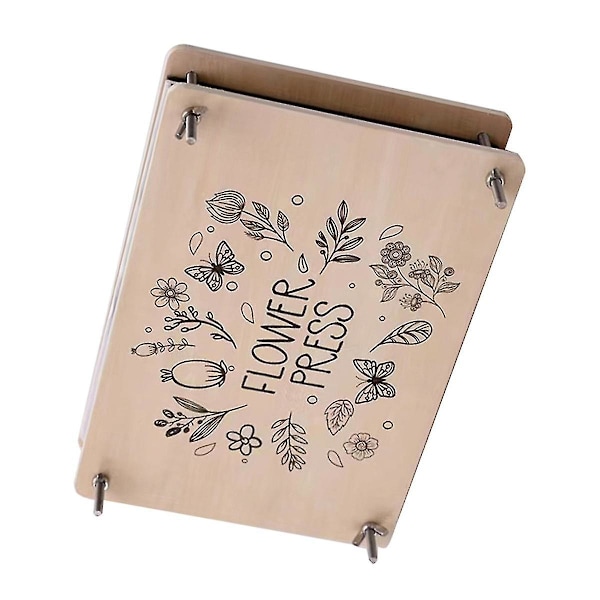 Professionell Blompress-Set, 30x21cm DIY Blompress-Set Kompatibelt med Vuxna för att Göra Torkade Blommor &-B5