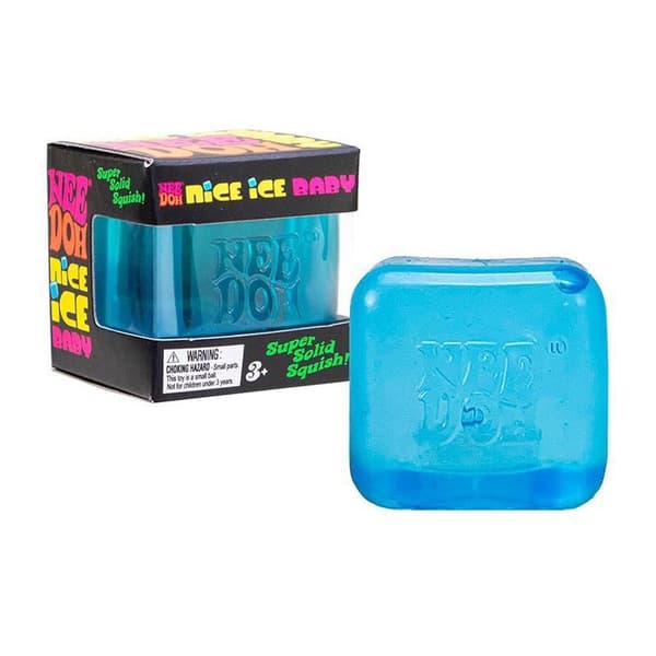 Needoh Nice Cube Stressball & Tankeleke Blå Blue