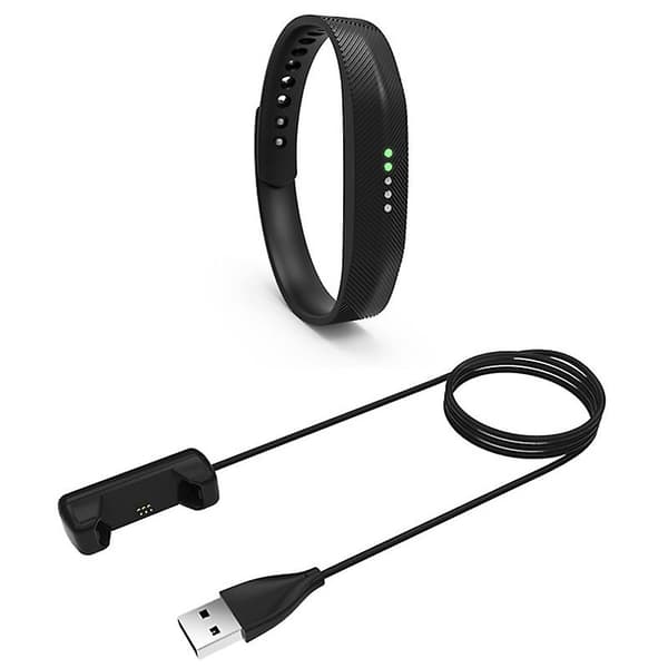 Oplader til Fitbit Flex 2 Aktivitetsarmbånd USB Opladerkabel Ledning Ny