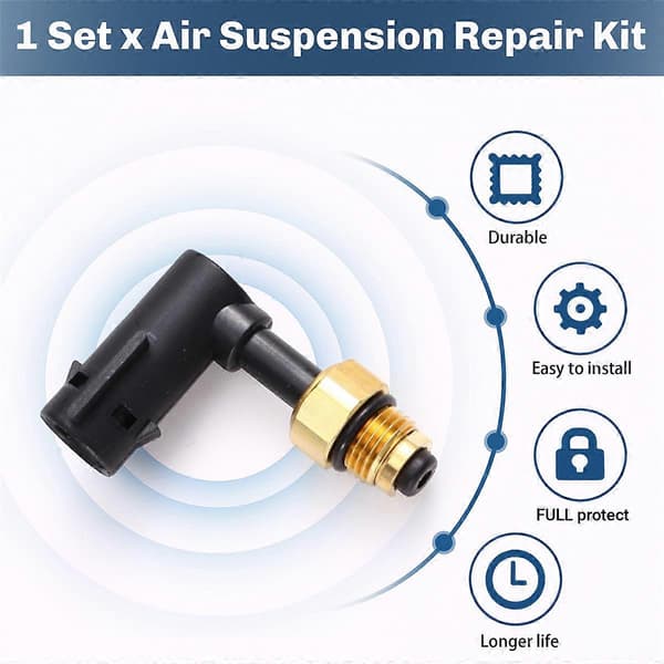 1Set 68084809AA 68029912AE Tryckventil Luftfjädring Benbock Reparationssats för Jeep Grand Cherokee