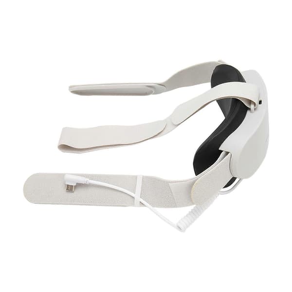 VR Hodestropp Forleng 3,5 timer til 4 timer Spilletid VR Ladestropp med 6000mAh Batteripakke for Oculus Quest 2