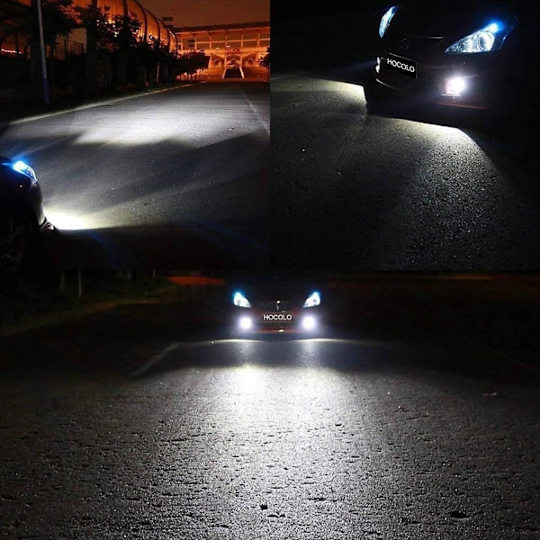 6X Combo LED-hovedlys pære tåkelys for H11 9006 9005 HID