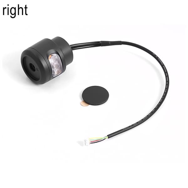 Blinklys på styret til Ninebot E2 og E2 Pro el-løbehjul, to lamper (en på hver side), sorte.