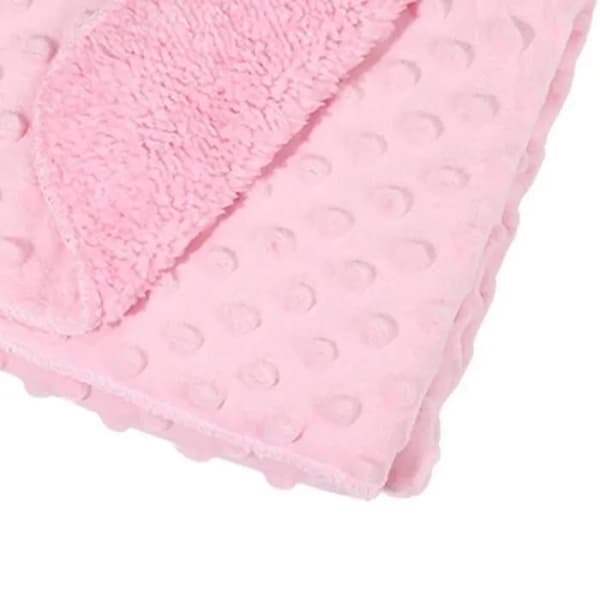 Babyteppe, lett termisk babyteppe for nyfødte, supermykt babyteppe, rosa