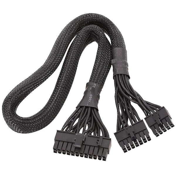 14+10-polet til 24-polet ATX Strømforsyningskabel 20+4-polet PC PSU Bundkortkabel til AX1500i AX1200i AX8