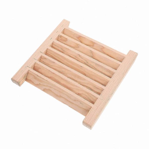 Cedar Luftventilpanel för Basturum med Luktreducering 19x19x1.7cm Enkelpack