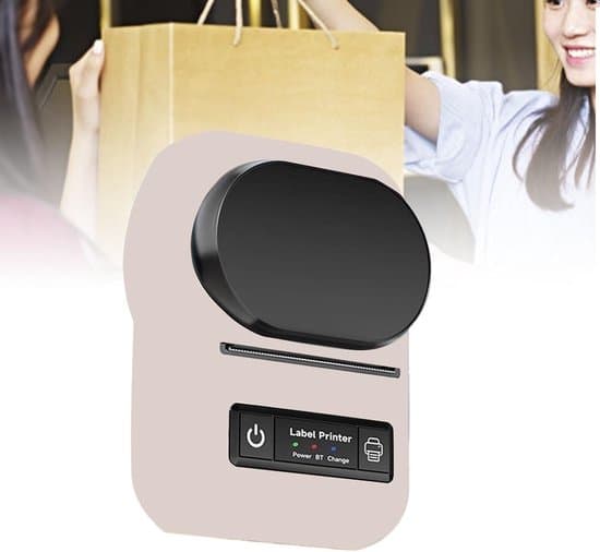 Portable Thermal Label Printer - Compact, Wireless Bluetooth Label Maker for Home, Office, Store, and Shipping (Pink)