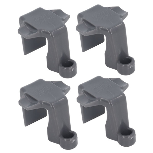 Quadrate Pontong Rail Båt Fender - Marine Fendere Klemme, 4 stk Enkel Justering