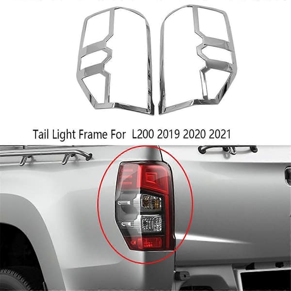 Bil Bakljus Ram Trim Bakre Bakljus Skydd för Mitsubishi Triton