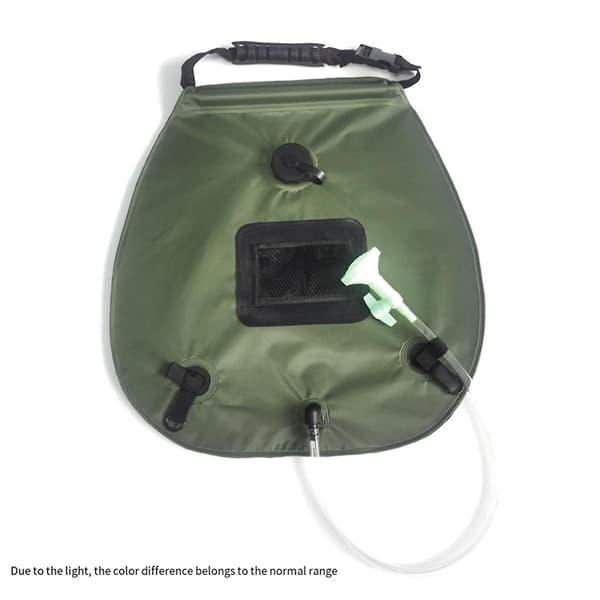 Solcellsdriven Bärbar Duschutrustning, Solvärmeuppvärmd Campingduschpaket med Dusch, Kompakt, för Camping