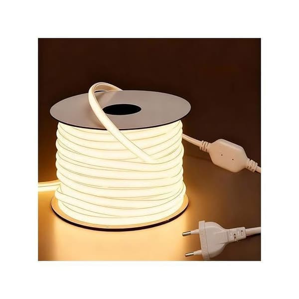 COB LED-list - 10m 220V - IP65 Vattentät - 10W/m - Varmvit