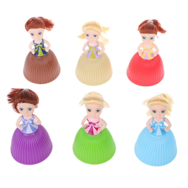 Födelsedagspresent till flickor Formförvandling Cupcake för dockmodell 2-i-1 Baby