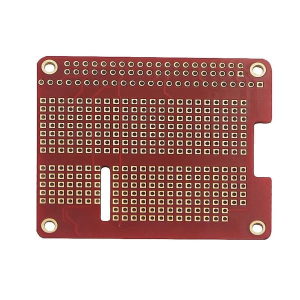 4 stk. GPIO Breakout DIY Breadboard PCB Shield Rød Udvidelseskort Kit Kompatibelt til 4 3 2 B+ A+