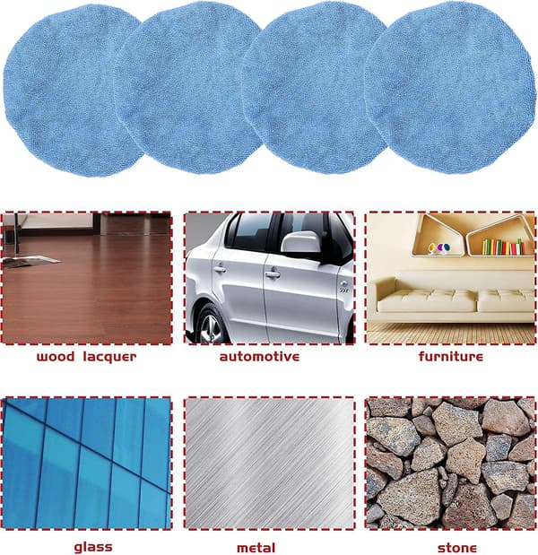20 Stykker Polerte Hetter Puter Demping Hetter Mikrofiber Bil Polerte Hetter Demping Hetter