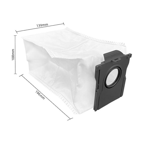 12 stk. støvsugerposer for Bot X30 X30Pro Ultra X30Pro Plus robotstøvsuger, reservedeler