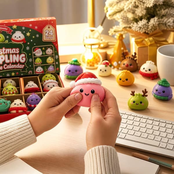 Julekalender 2026 Jul 24 Dage Squishies til Voksne