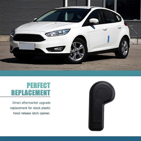 Hætteudløser Håndtag Knop Hættelås Træk Håndtag Arm til 2012-2015 Focus / C-Max CV6Z-16B626-A