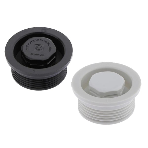 2x Läckagesäkra Surfbräda Ventpluggar Skruv In Automatisk Ventplugg Stooper Surfbräda Luftventil Andningsbar Stand Up Paddle Ventil