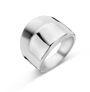 Ring i sølvfarvet Victoria-design
