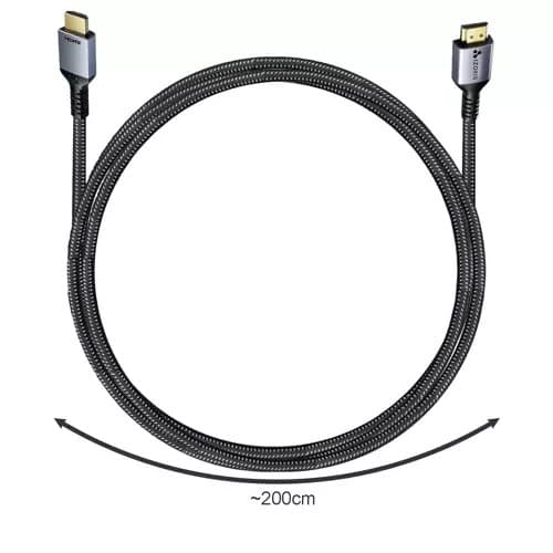Gullbelagt 8K UHD 60Hz 48Gbps HDMI-kabel 2m