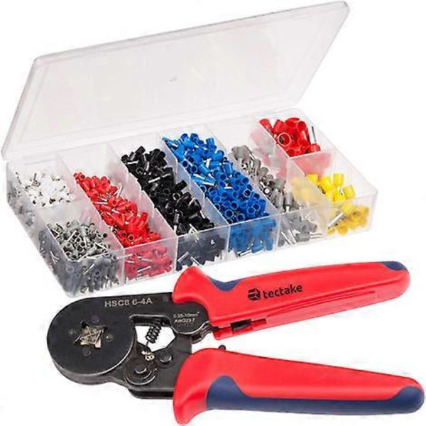 Krympe Tang + 1200 Kabelterminaler - Krympe Tang, Krympning, VVS Krympe Tang