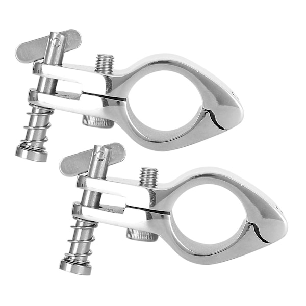 2kpl Teräsveneen Saranoitu Yläleuka Liukuva Merenkulkuvarusteet Kärki Style25mm/0.98in