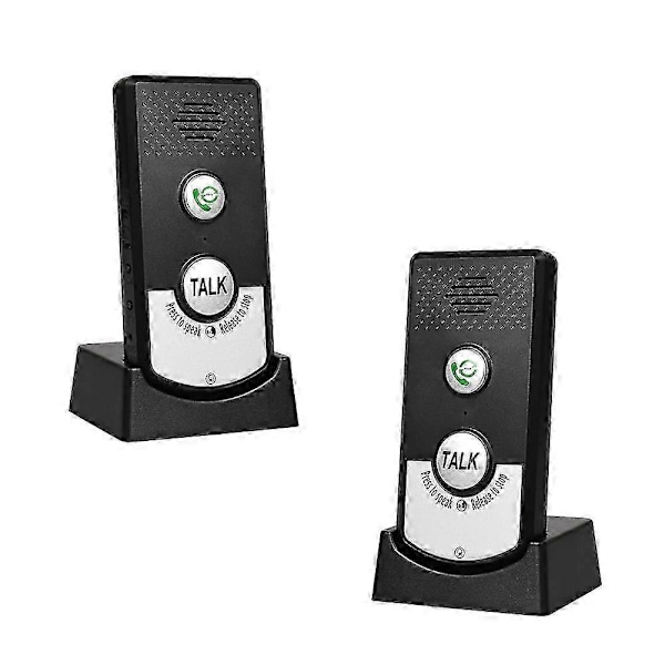 Trådløs Intercom Stemmemonitor Påmindelse Smart Tovejs Intercom Egnet Til Hjem Hospital Hotel