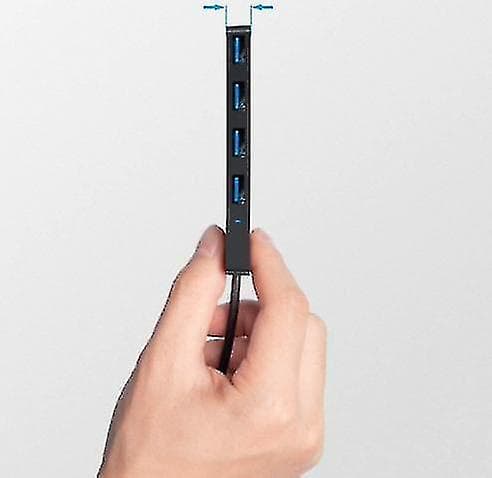 4-ports USB 3.0 Hub, Ultra-slank Data USB Hub, For Macbook, Mac Pro, Mac Mini, Imac, Surface Pro, XPS, PC, Flash Drive, Mobil HDD