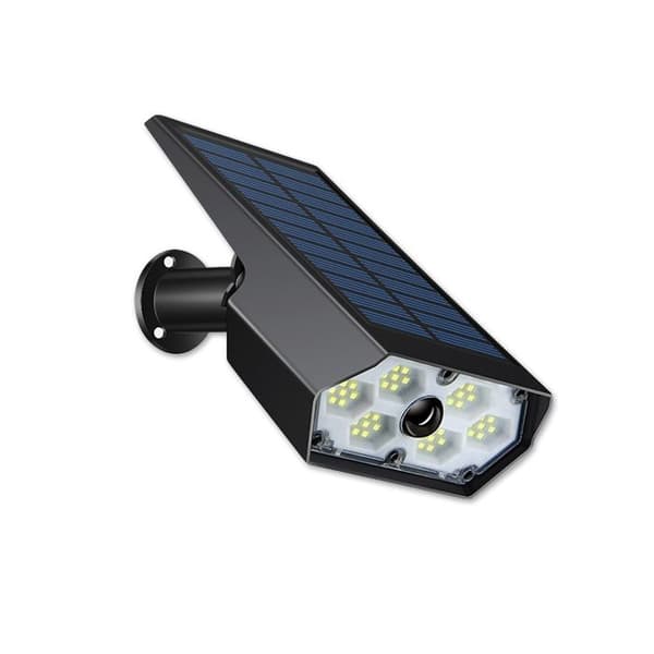 Udendørs Solcellelampe - 42 LED'er - Bevægelsessensor - Hvidt Lys - 800lm
