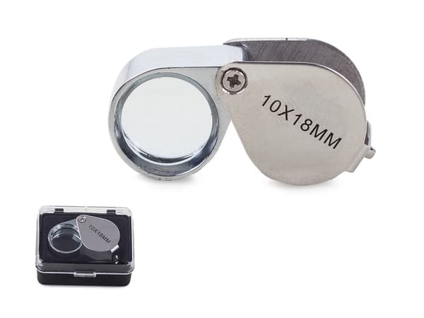 Lup 10x Forstørrelse – 18 mm