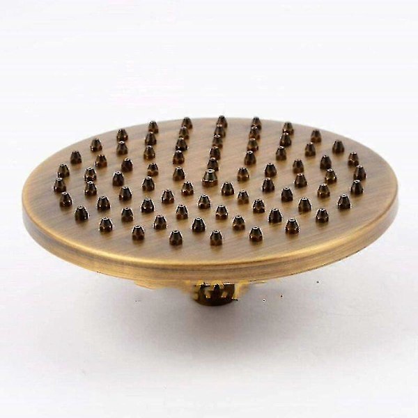 20x20cm cirkulært brusehoved med en diameter på 8 tommer eller mere, kobber brusehoved, messing badeværelses brusehoved kun, 8 tommer - guld