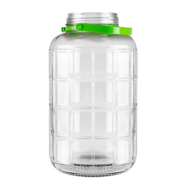 8L PICKLING JAR Glass jar for WINE LIQUEUR with handle