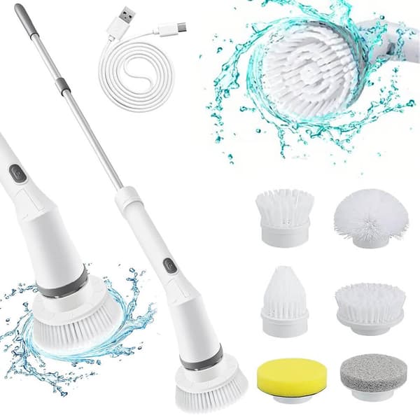 Extendable Electric Cleaning Brush 6-in-1