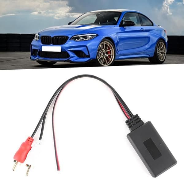 Bil AUX-adapter, universell trådløs Bluetooth-moduladapter, UX 2 lydradio-kontakt, RCA hjelpekabel