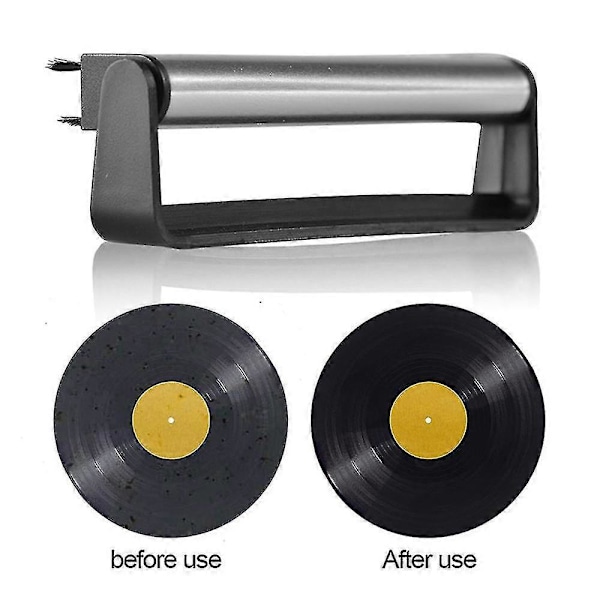 Antistaattinen vinyylilevyjen puhdistusharja, puhdistusharja vinyyli-/LP-levyille ja kaiuttimille