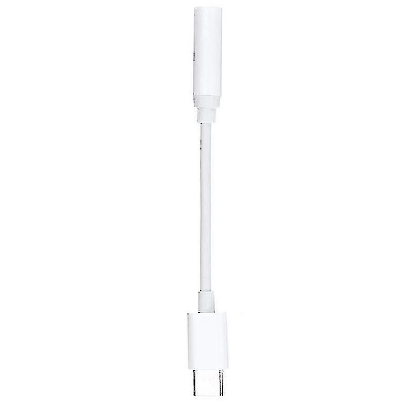 USB-C til 3,5 mm hodetelefonadapter lydpluggkabel for smarttelefon