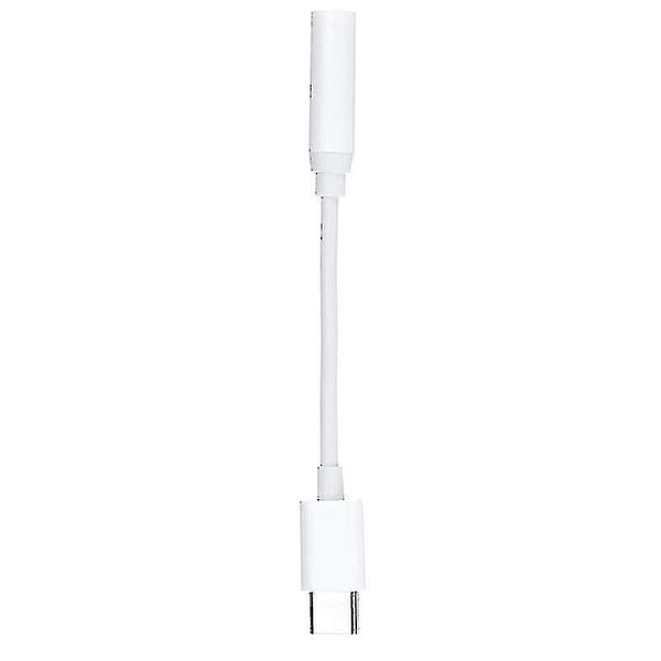 Usb-c till 3,5 mm hörlursadapter ljudkontaktkabel för smartphone