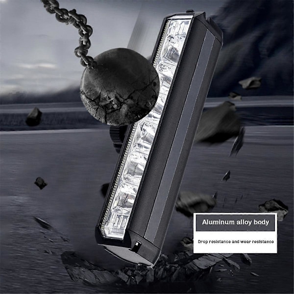 LED-frontlys for elektrisk sparkesykkel 4000mAh Vanntett lommelykt USB-lading Sykkel Lampe 2024THO