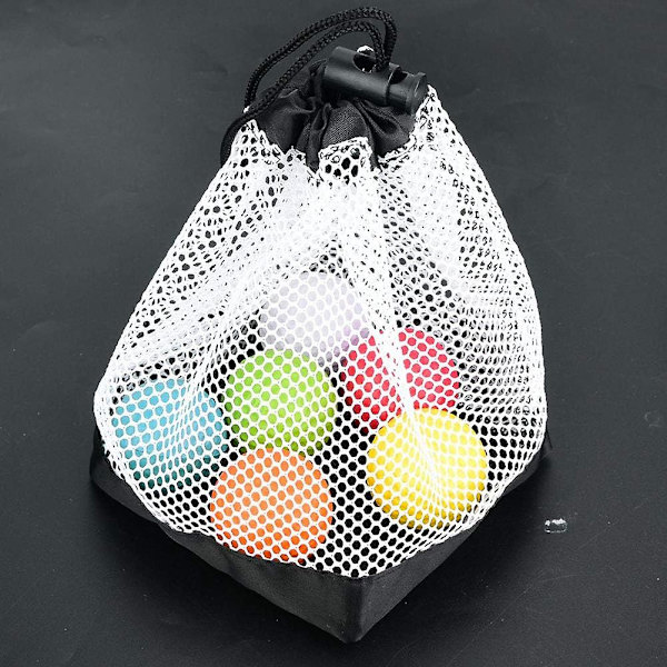 Golf-pallopussi, Nylon-verkkovetoketjullinen pussi, Golf-harjoituspallopussi 36 golf-pallolle, Vetoketjun lukitussuunnittelu säilytysverkkopussi Golf-tarvike