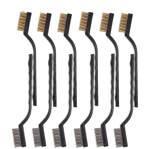 Almi Wire Brush - Rostfri stålborste, koppartrådsborste present