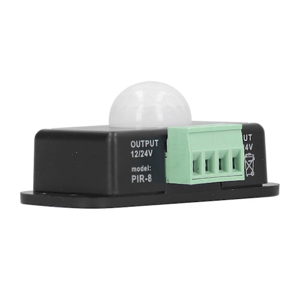 PIR-sensor LED Infraröd Avkänning Timer Switch DC 12?24V för Skåp Badrum Korridor