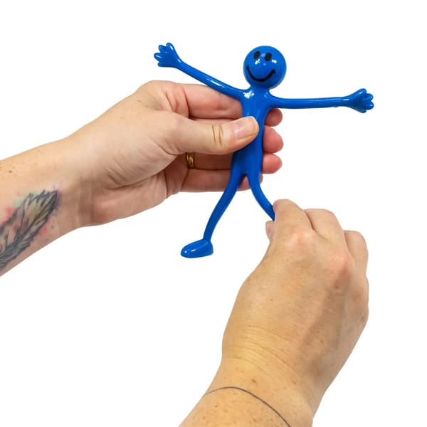 Bevægelig Legetøjsfigur / Bøjelig Mand - Smiley