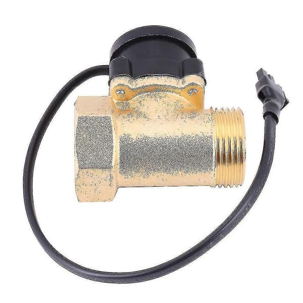 Vattenpump Flödessensor Brytare, Snabbkoppling Enkel Installation Flödeskontroll - Gul